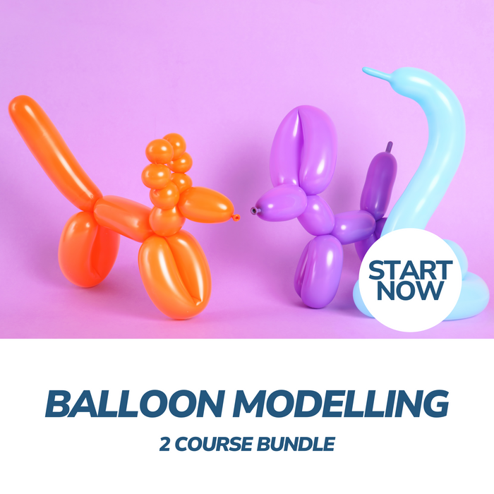 Balloon Modelling Online Bundle, 2 Certificate Courses