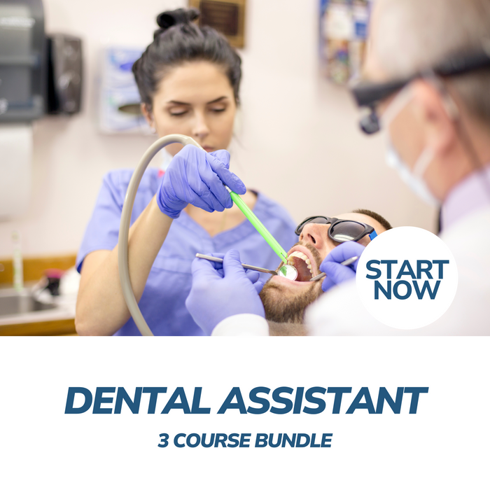 Dental Assistant Online Bundle, 3 Certificate Courses