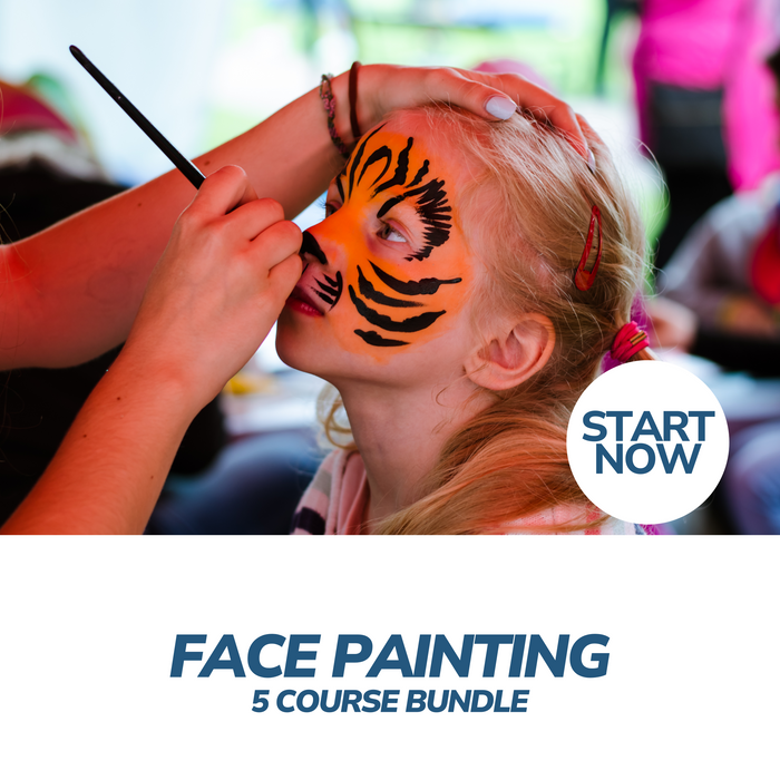 Face Painting Online Bundle, 5 Certificate Courses