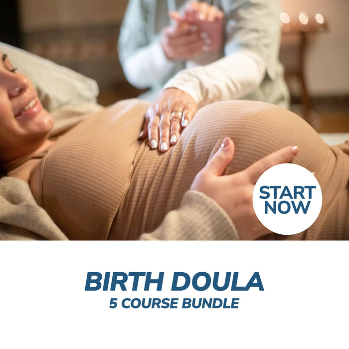 Birth Doula Online Bundle, 5 Certificate Courses