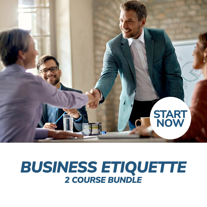 Business Etiquette Online Bundle, 2 Certificate Courses