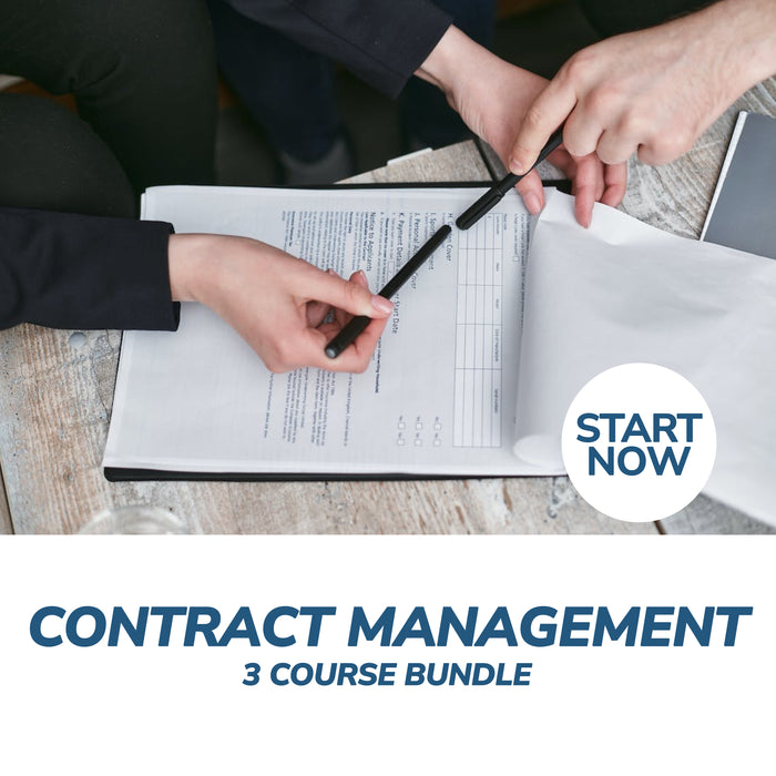 Contract Management Online Bundle, 3 Certificate Courses
