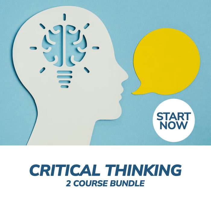 Critical Thinking Online Bundle, 2 Certificate Courses