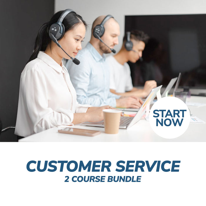 Customer Service Online Bundle, 2 Certificate Courses