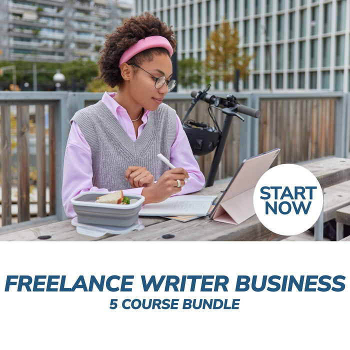 Freelance Writer Business Online Bundle, 5 Certificate Courses