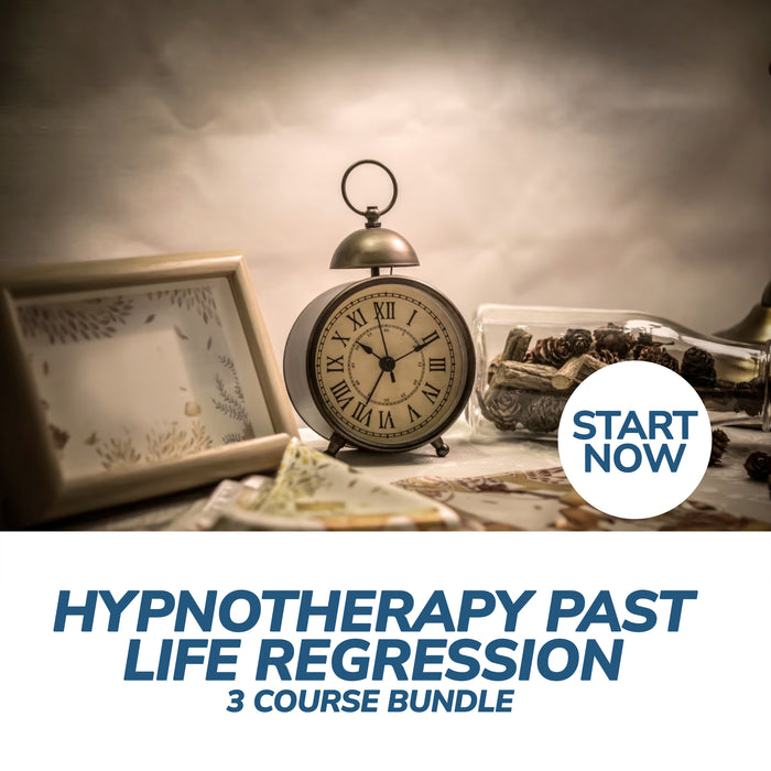 Hypnotherapy Past Life Regression Online Bundle, 3 Certificate Courses
