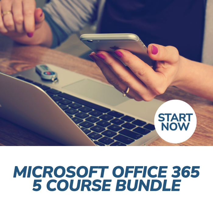 Microsoft Office 365 Online Bundle, 5 Certificate Courses