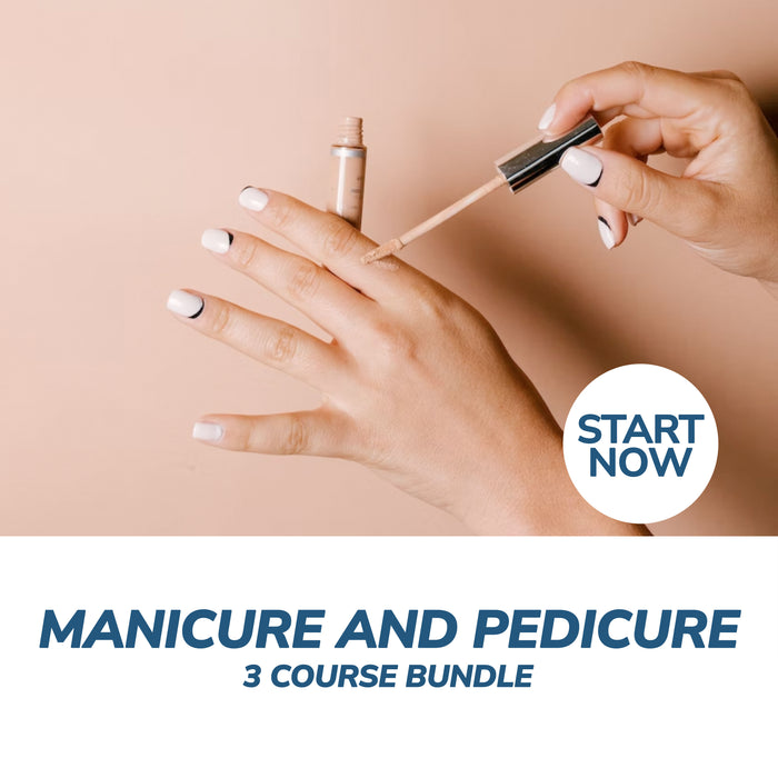Manicure and Pedicure Online Bundle, 3 Certificate Courses