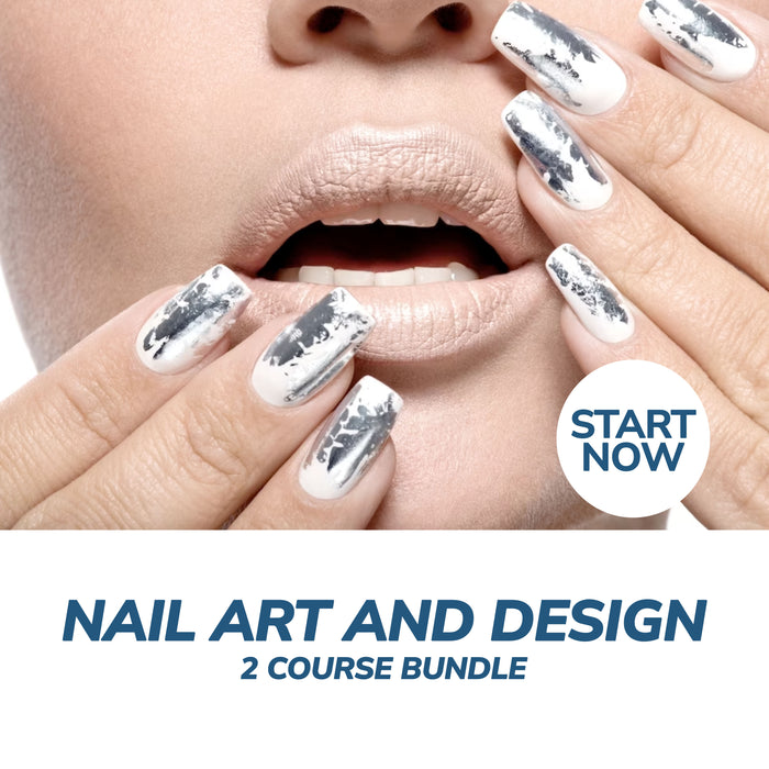 Nail Art and Design Online Bundle, 2 Certificate Courses