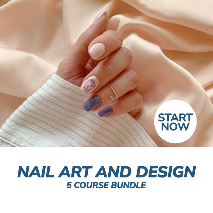 Nail Art and Design Online Bundle, 5 Certificate Courses