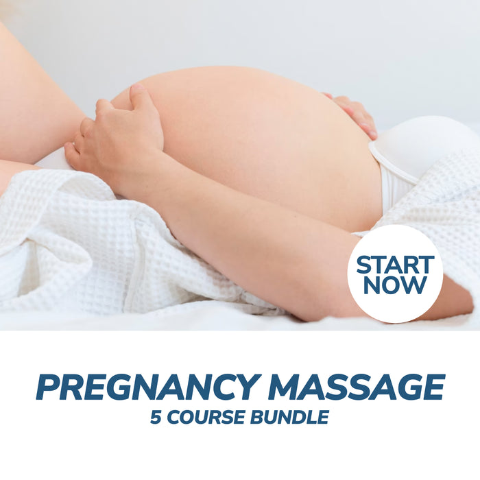 Pregnancy Massage Online Bundle, 5 Certificate Courses