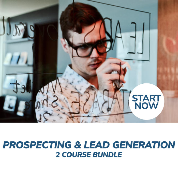 Prospecting and Lead Generation Online Bundle, 2 Certificate Courses