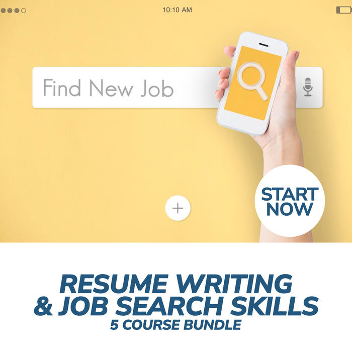 Job Search Skills Online Bundle, 5 Certificate Courses