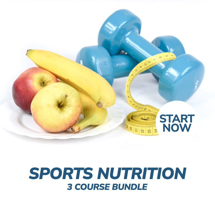 Sports Nutrition Business Online Bundle, 3 Certificate Courses