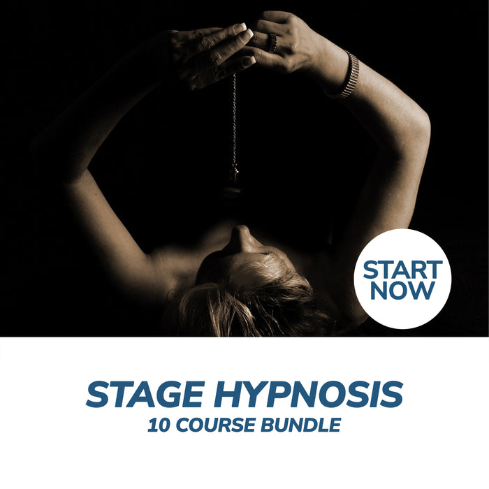 Ultimate Stage Hypnosis Online Bundle, 10 Certificate Courses