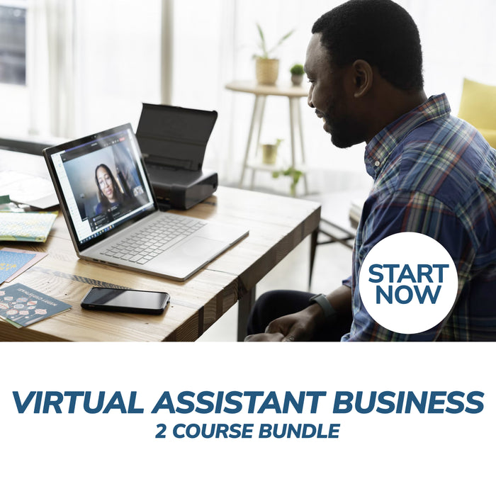 Virtual Assistant Business Online Bundle, 2 Certificate Courses