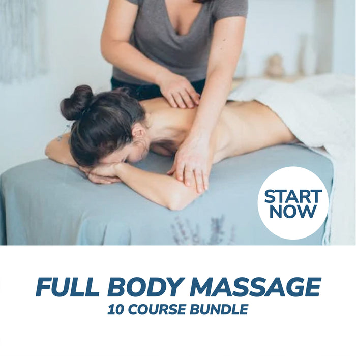 Ultimate Full Body Massage Online Bundle, 10 Certificate Courses