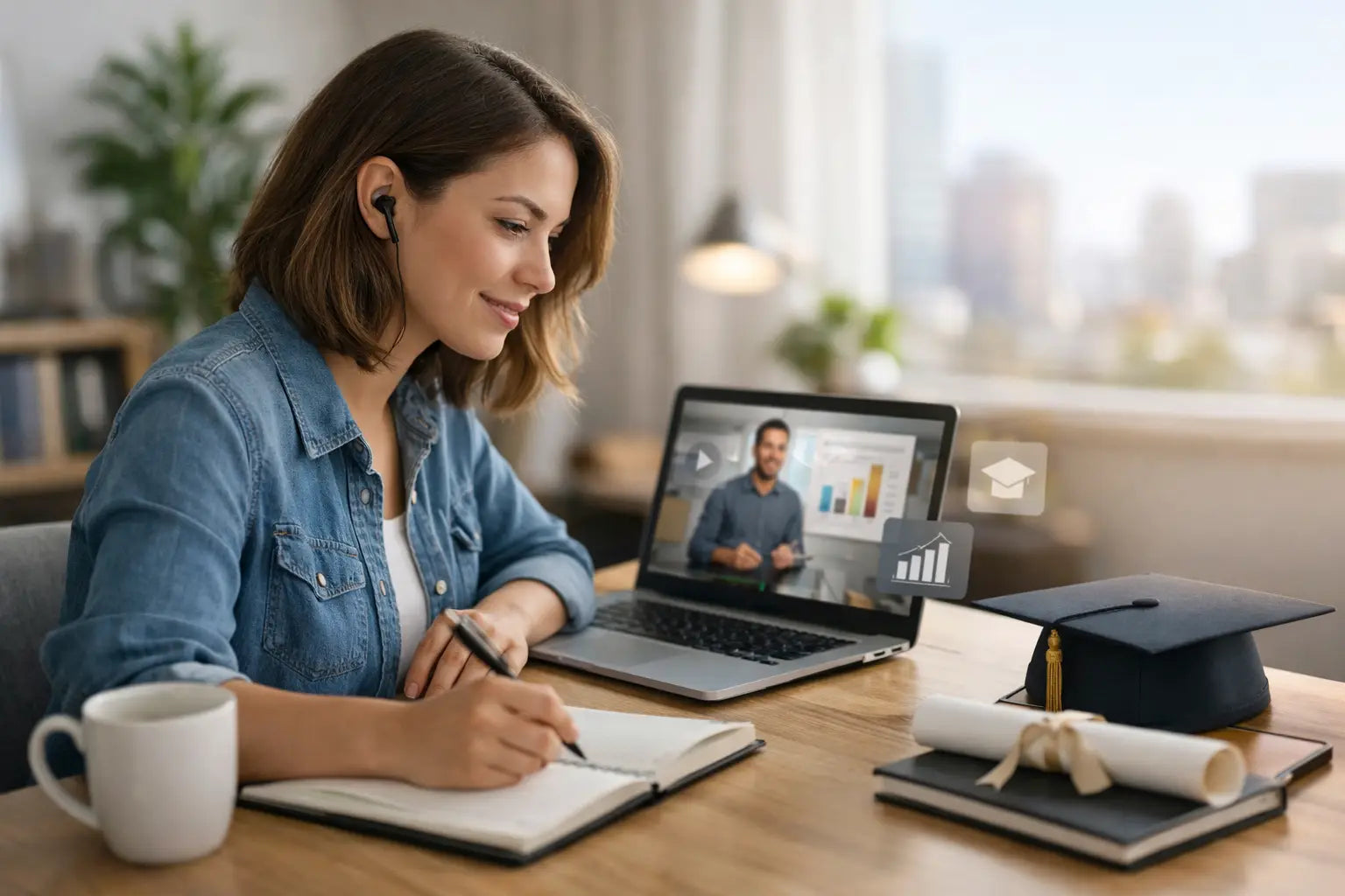 Online Learning for Career Growth Works