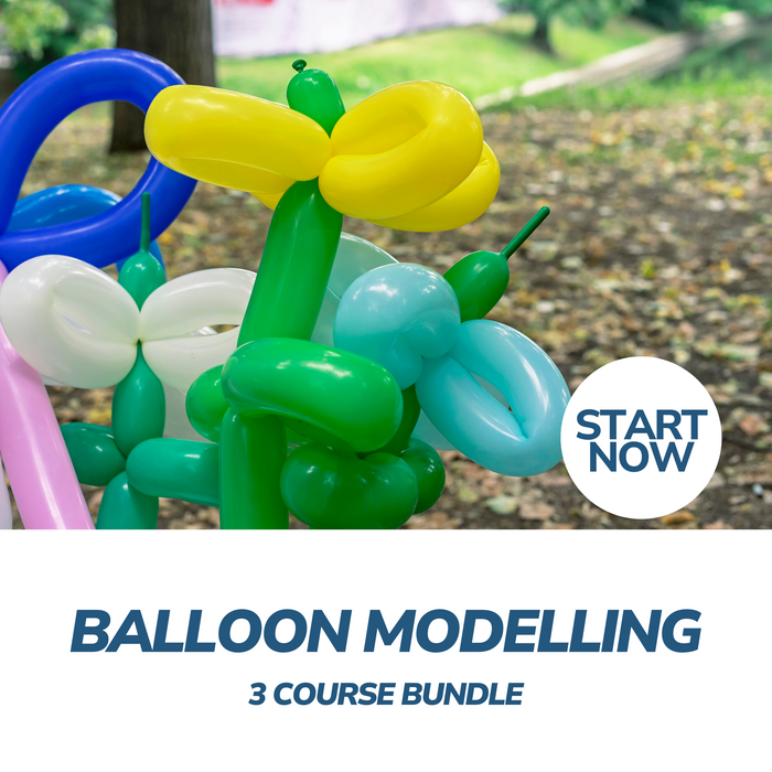 Balloon Modelling Online Bundle, 3 Certificate Courses