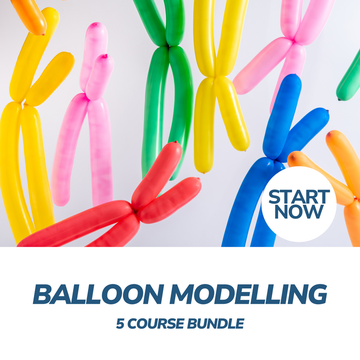 Balloon Modelling Online Bundle, 5 Certificate Courses