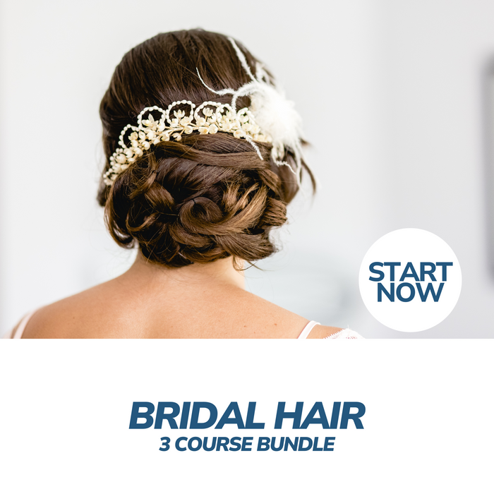 Bridal Hair Online Bundle, 3 Certificate Courses