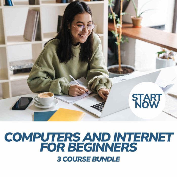 Computers and Internet for Beginners Online Bundle, 3 Certificate Courses