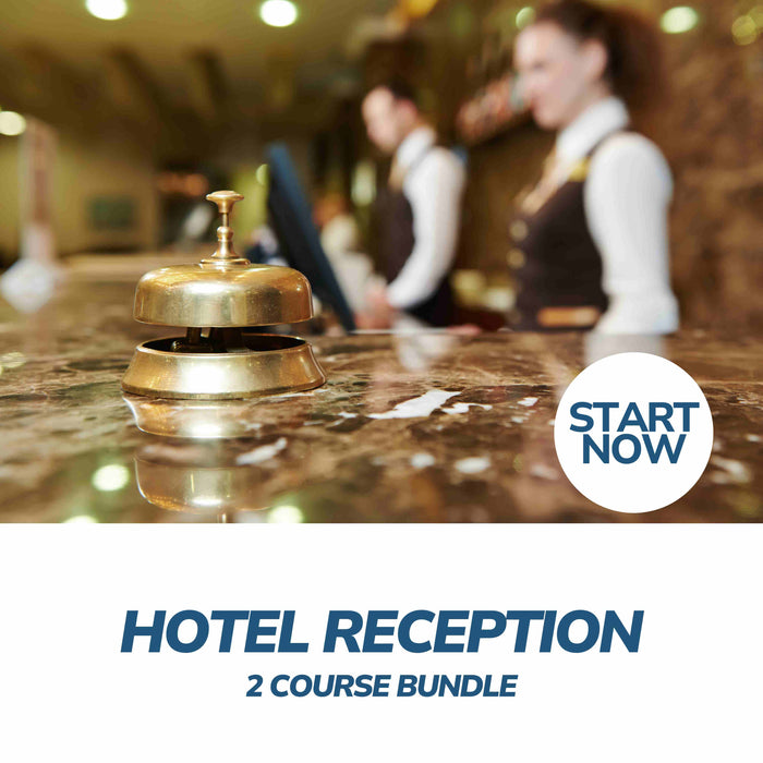 Hotel Reception Online Bundle, 2 Certificate Courses