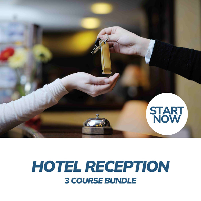 Hotel Reception Online Bundle, 3 Certificate Courses
