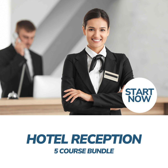 Hotel Reception Online Bundle, 5 Certificate Courses