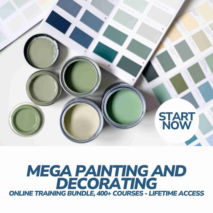 Mega Painting and Decorating Online Training Bundle, 400+ Courses - Lifetime Access