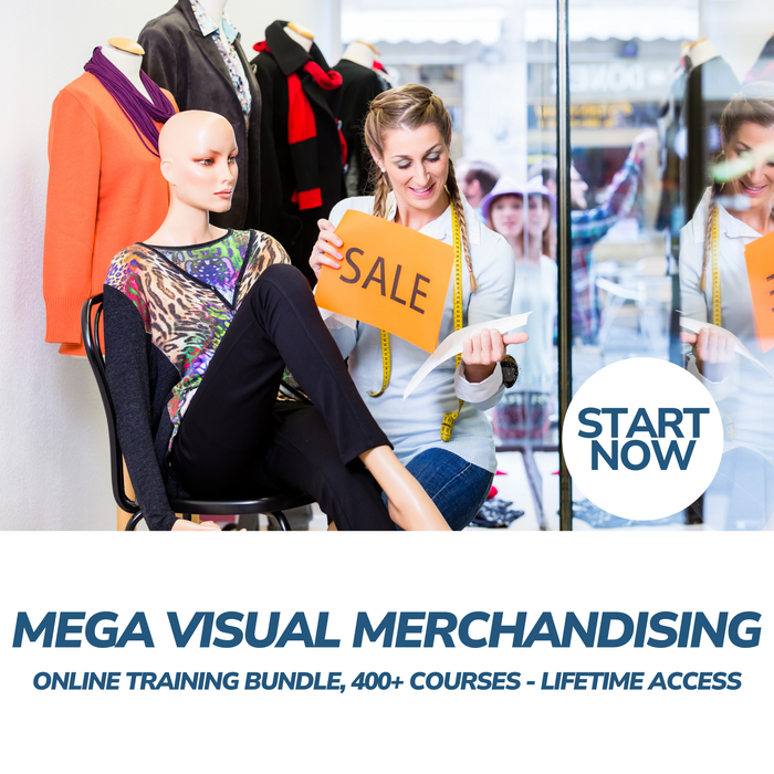 Mega Visual Merchandising Online Training Bundle, 400+ Courses - Lifetime Access
