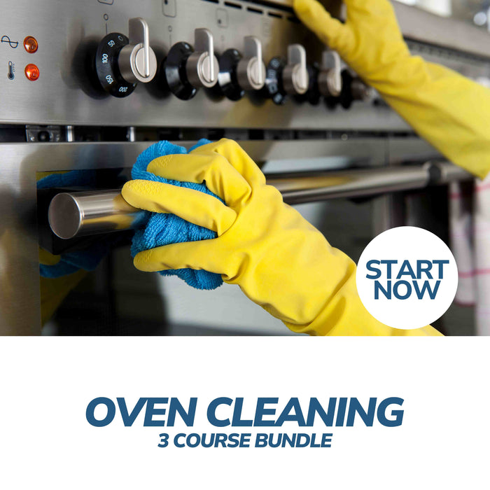 Oven Cleaning Online Bundle, 3 Certificate Courses