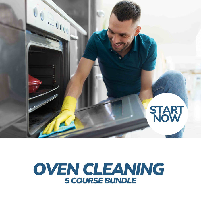 Oven Cleaning Online Bundle, 5 Certificate Courses