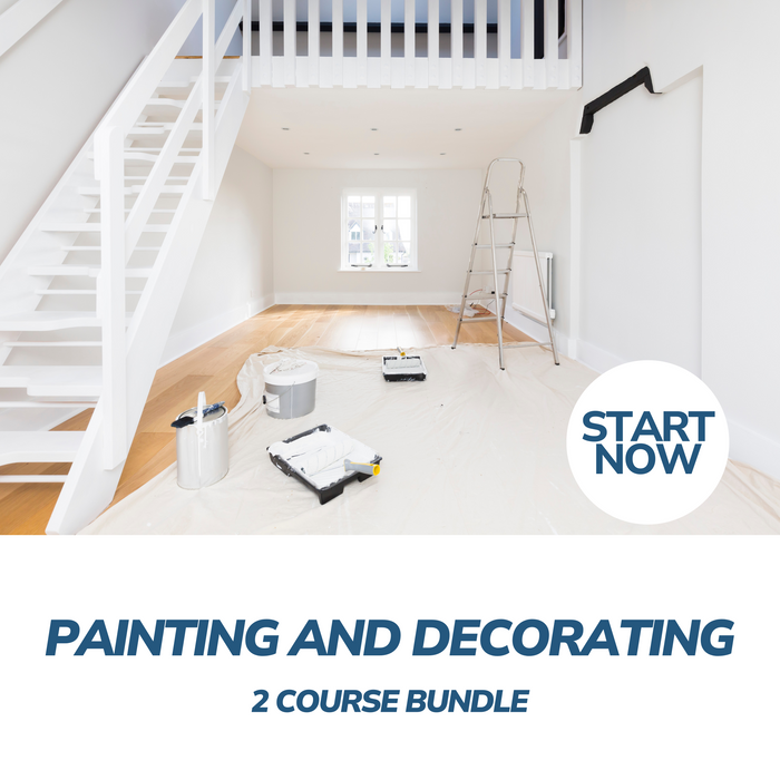 Painting and Decorating Online Bundle, 2 Certificate Courses