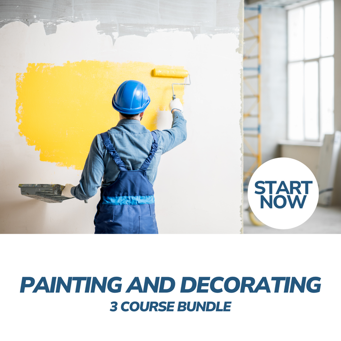 Painting and Decorating Online Bundle, 3 Certificate Courses