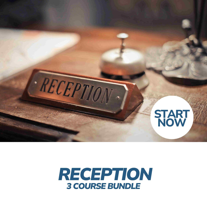 Reception Online Bundle, 3 Certificate Courses