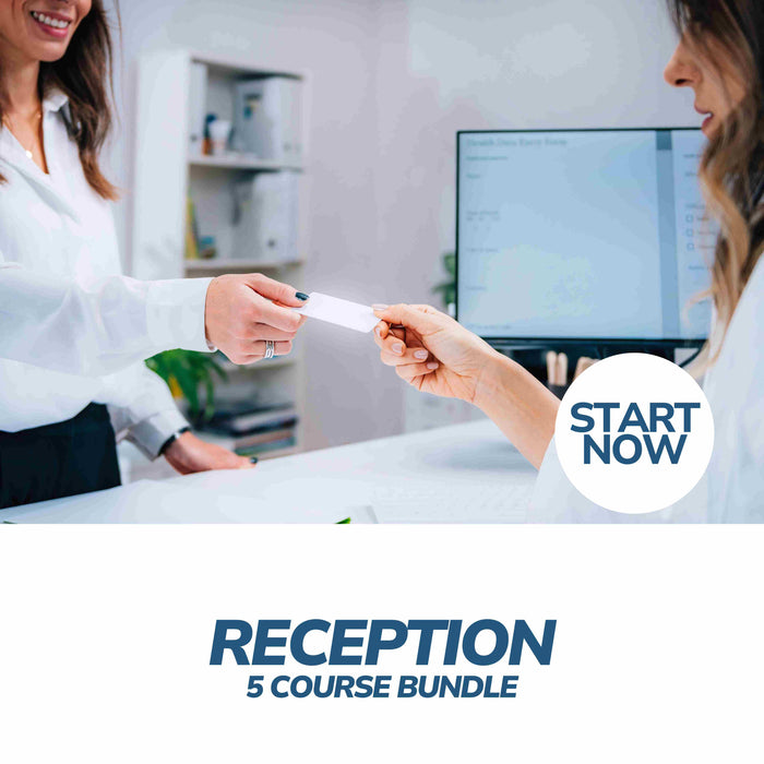 Reception Online Bundle, 5 Certificate Courses