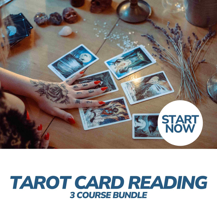 Tarot Card Reading Online Bundle, 3 Certificate Courses
