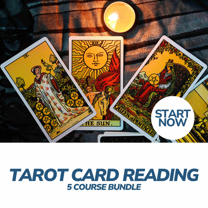 Tarot Card Reading Online Bundle, 5 Certificate Courses