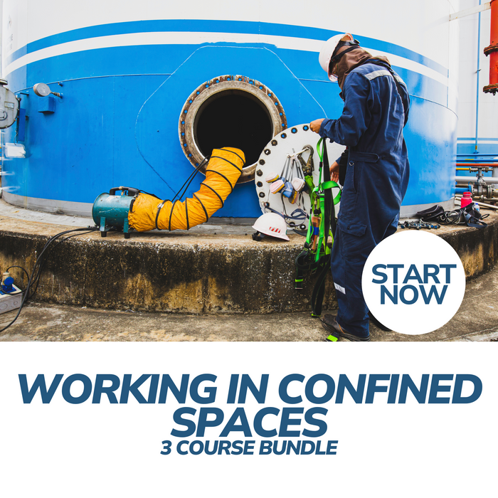 Working in Confined Spaces Online Bundle, 3 Certificate Courses