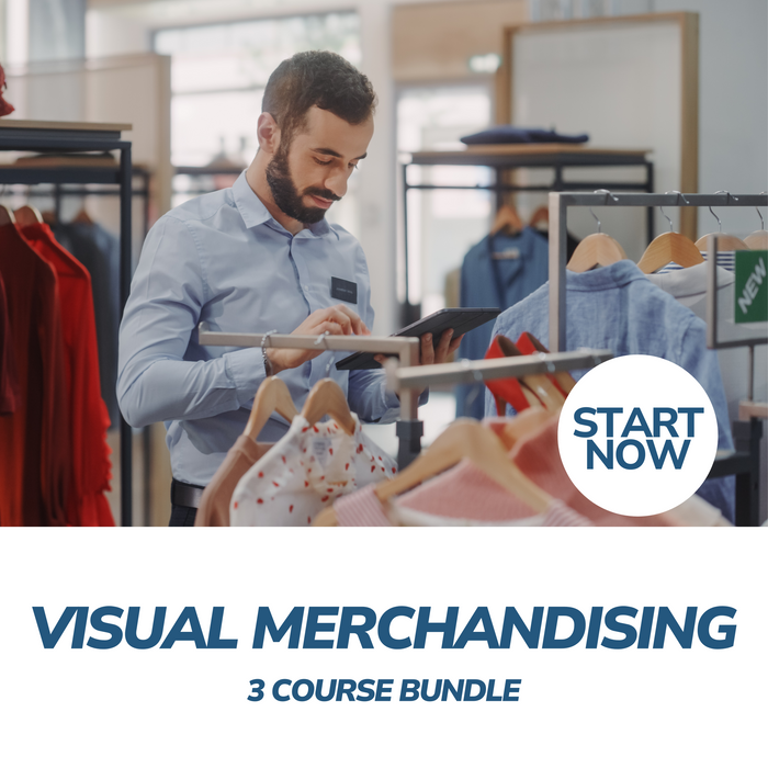 Visual Merchandising Online Bundle, 3 Certificate Courses