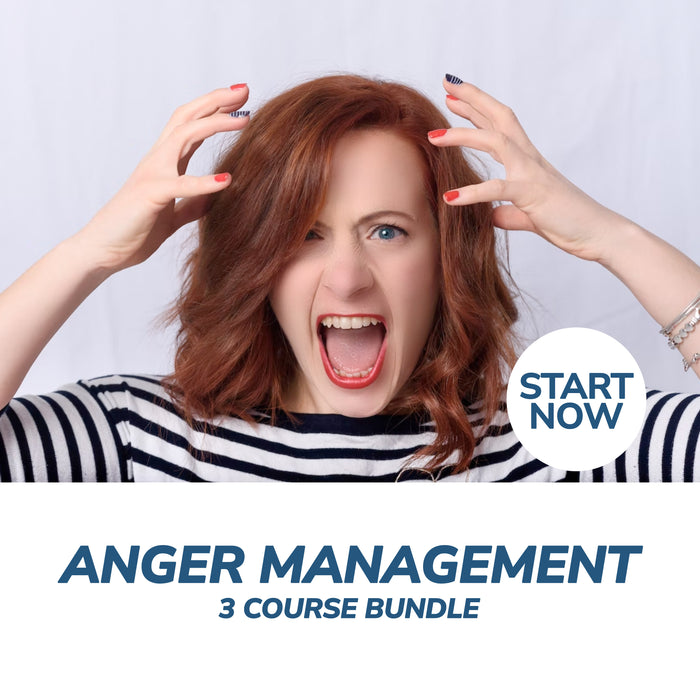 Anger Management Online Bundle, 3 Certificate Courses