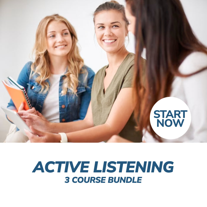 Active Listening Online Bundle, 3 Certificate Courses