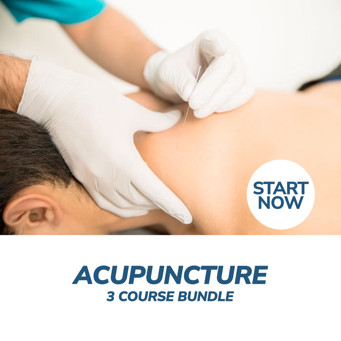 Acupuncture Online Bundle, 3 Certificate Courses