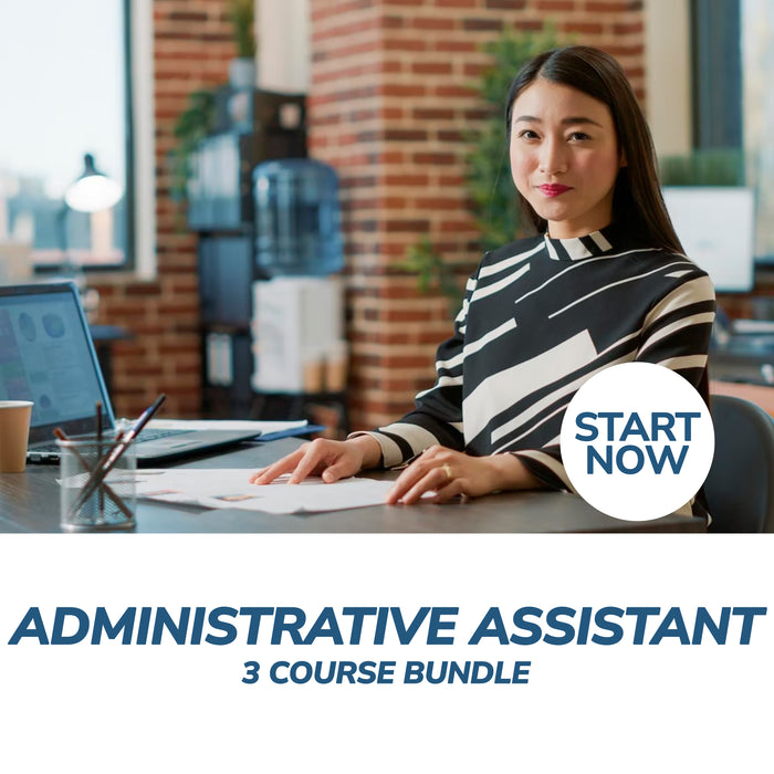 Skills for the Administrative Assistant Online Bundle, 3 Courses