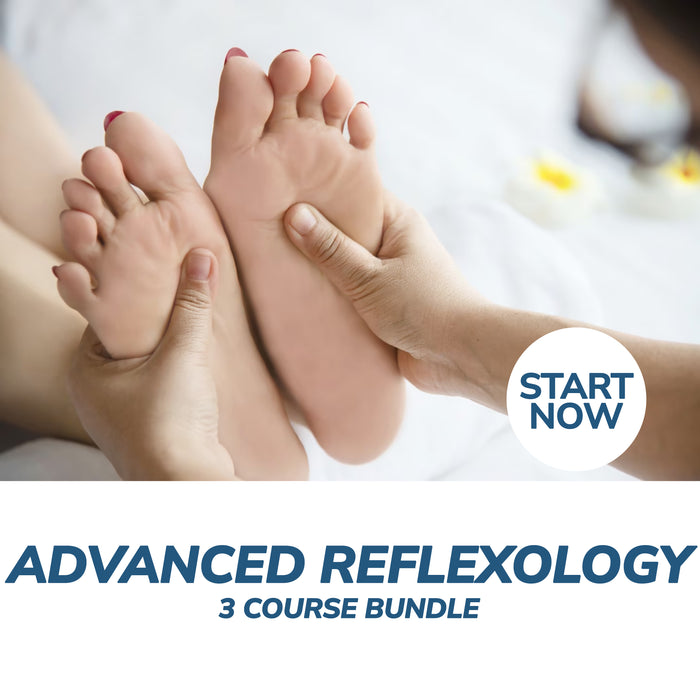 Advanced Reflexology Online Bundle, 3 Certificate Courses