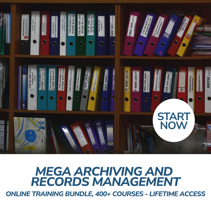 Mega Archiving And Records Management Online Training Bundle, 400+ Courses - Lifetime Access