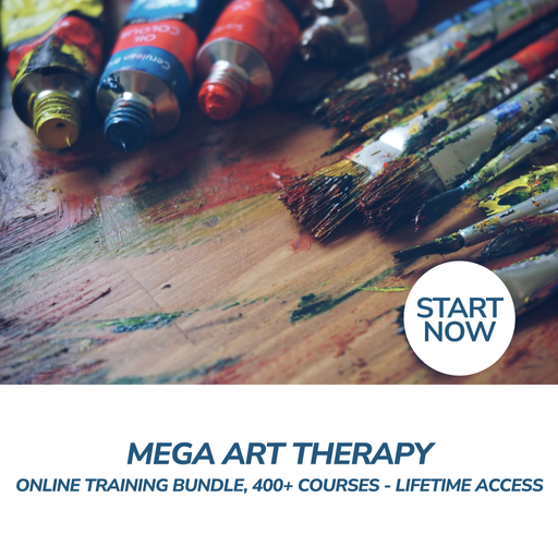 Mega Art Therapy Online Training Bundle, 400+ Courses - Lifetime Access