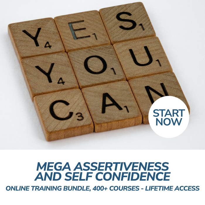 Mega Assertiveness And Self Confidence Online Training Bundle, 400+ Courses - Lifetime Access