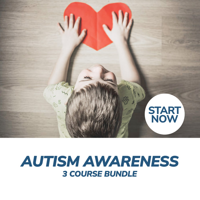 Autism Awareness Online Bundle, 3 Certificate Courses